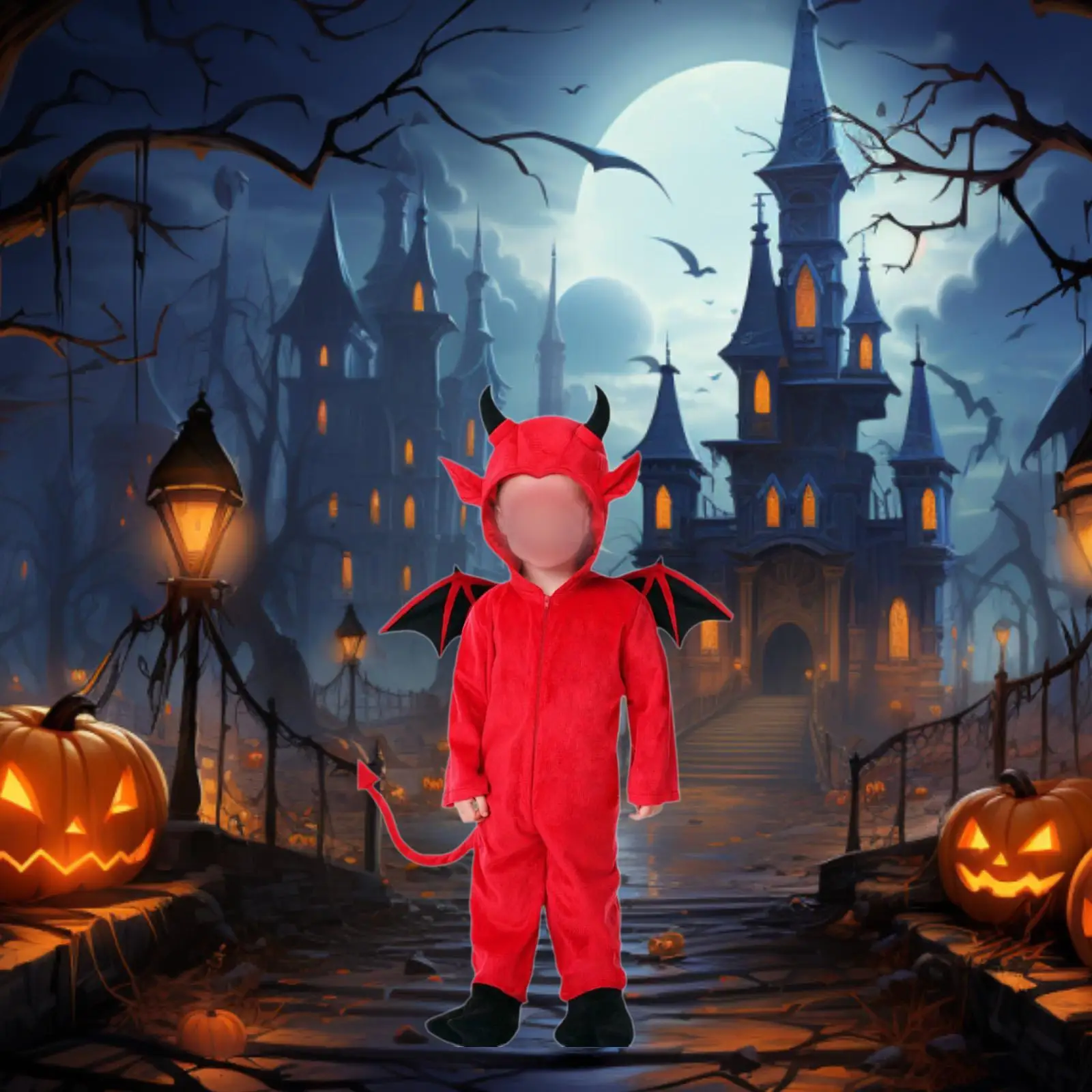 

Halloween Costume Suit Decorative Dressing up for Stage Performance Carnival