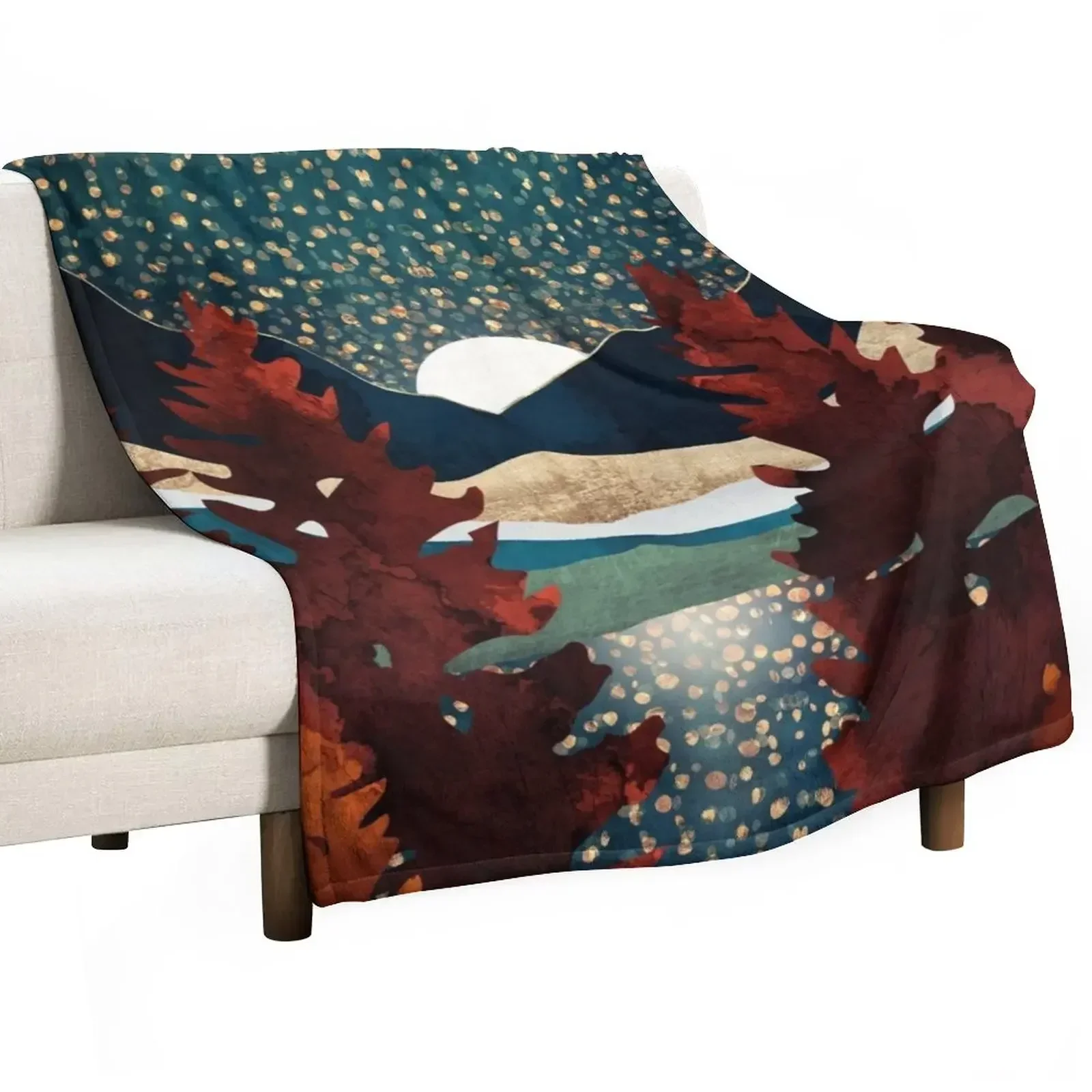 Star Sky Reflection Throw Blanket Blankets For Sofas Tourist Blankets For Baby Blankets