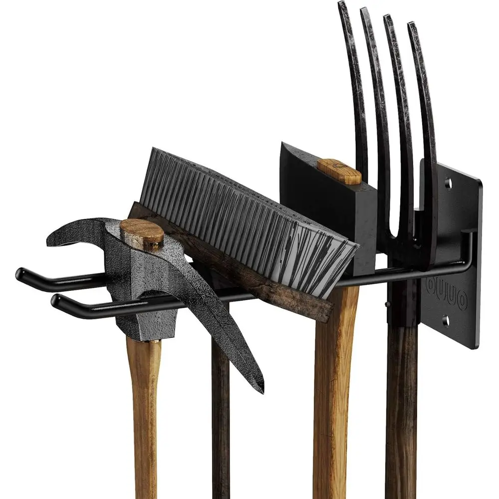 

Органайзер для хранения в гараже: Прочная стальная настенная вешалка для инструментов, садового оборудования и аксессуаров для двора