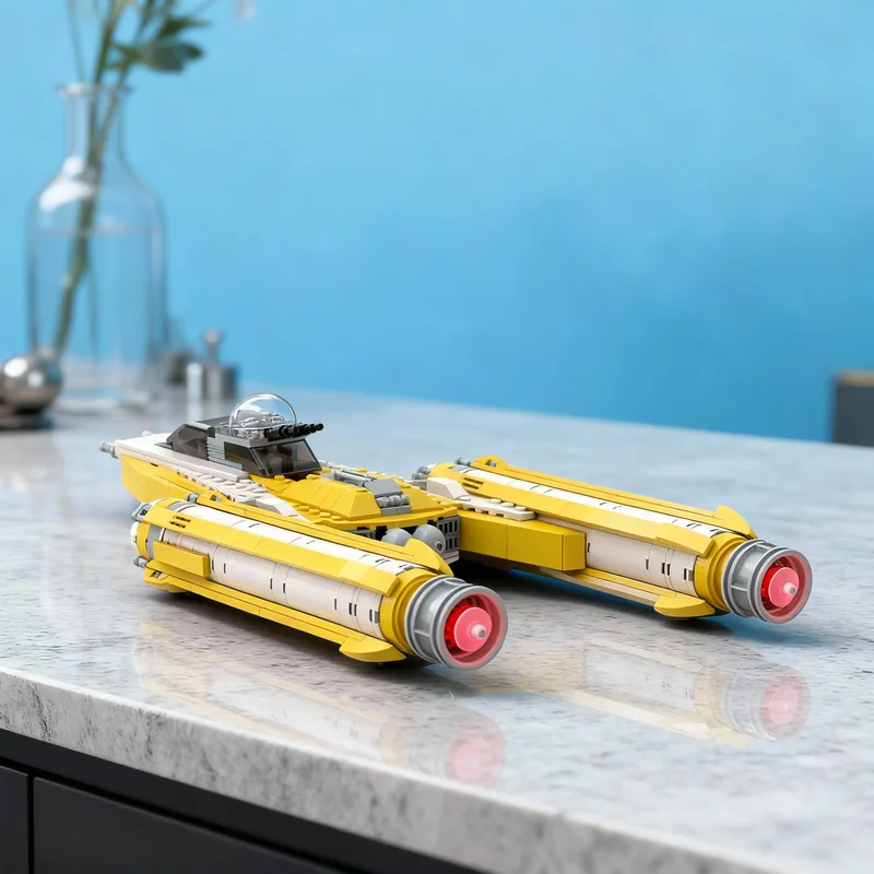 559pcs MOC Republic BTL B Y Wing Starfighter Star Battle Model Building Blocks Bookshelf Decor, Home Decor For Son Holiday Gift