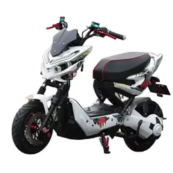 2000W 72V Brushless Electric Motorcycle For Adult Motor Bike With Dual Disc Brakes