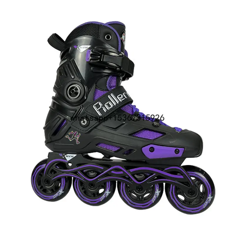 

High Quality Detachable Inline-Speed-Skates Purple Skate for Shoes Sneakers