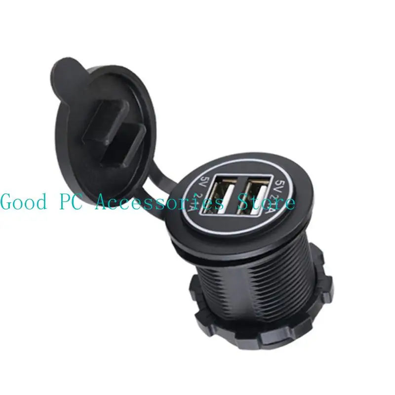 

R53C USB Charging Socket Outlet Double USB Outlet with Waterproof Caps Power Outlet