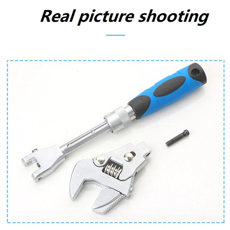 Multifunctional Ratchet Adjustable Wrench 5-In-1 Swing Ratchet Rapid Expansion For Hydropower Maintenance Parts