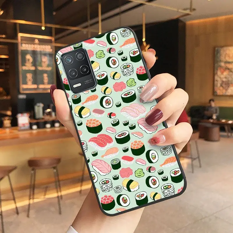 funda Sushi Japanese Food Phone cover For oppo Realme 8Pro 6PRO 6i 7pro 9i 9pro C11 C21Y C21 C25Y C25S C3 Q3S XT Cases coque