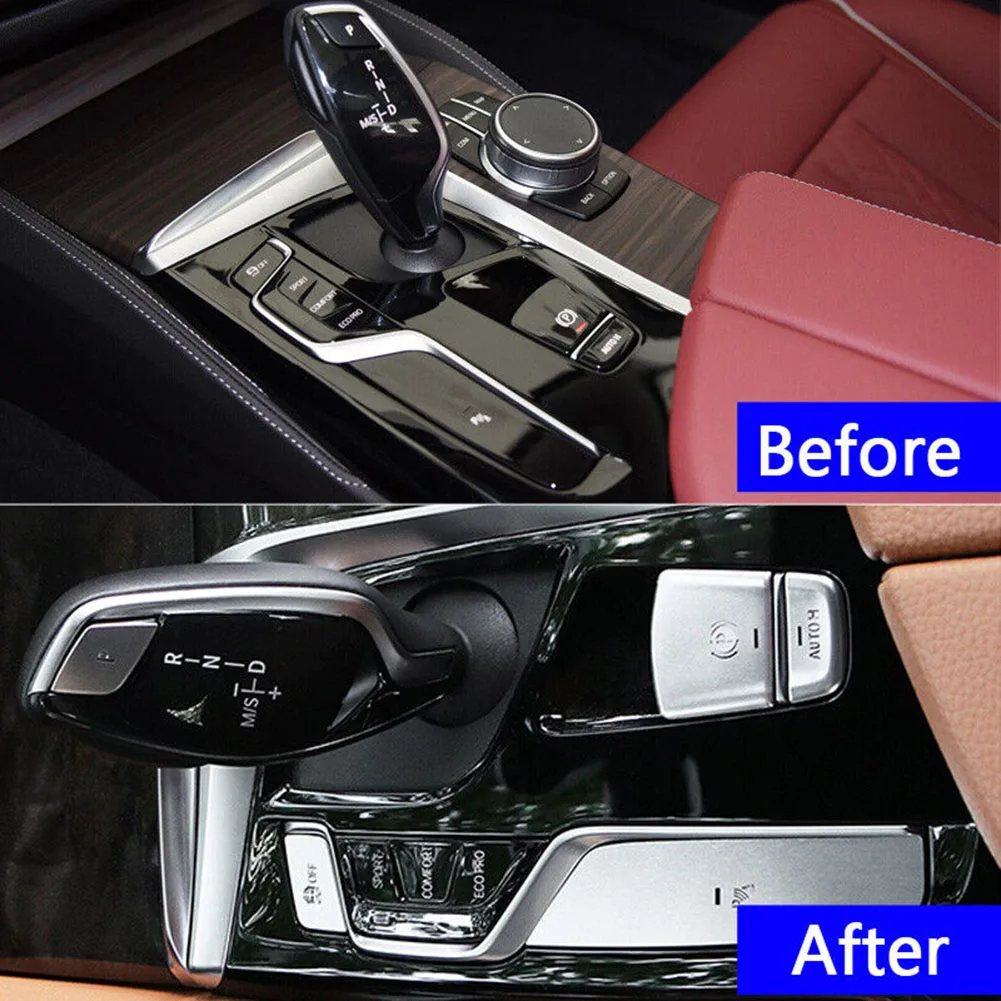 

Button Sticker Button Trim For BMW G30 Gear High Class No Crack No Peel Particular 2018-2020 5 Series Practical