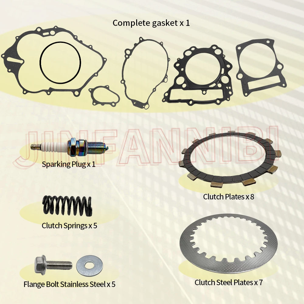 For Yamaha Raptor 660 660R YFM660R 2001 2002 2003 2004 2005 Clutch Kit Heavy Duty Springs & Cover Gasket