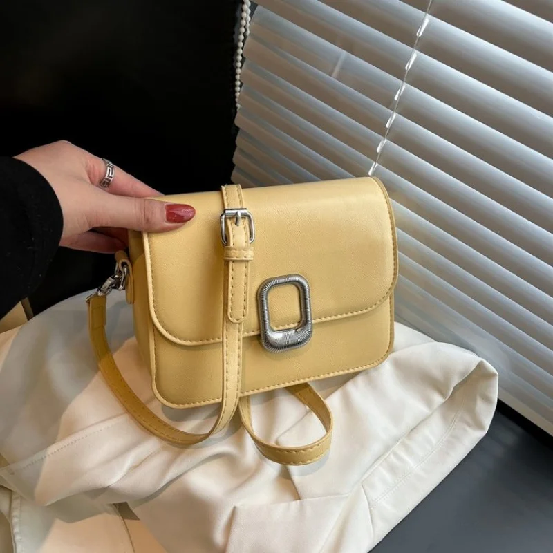 

Elegant Leather Women's Messenger Bag High-End Luxury Brand Fashionable Classic Paris Designer Daily Bag