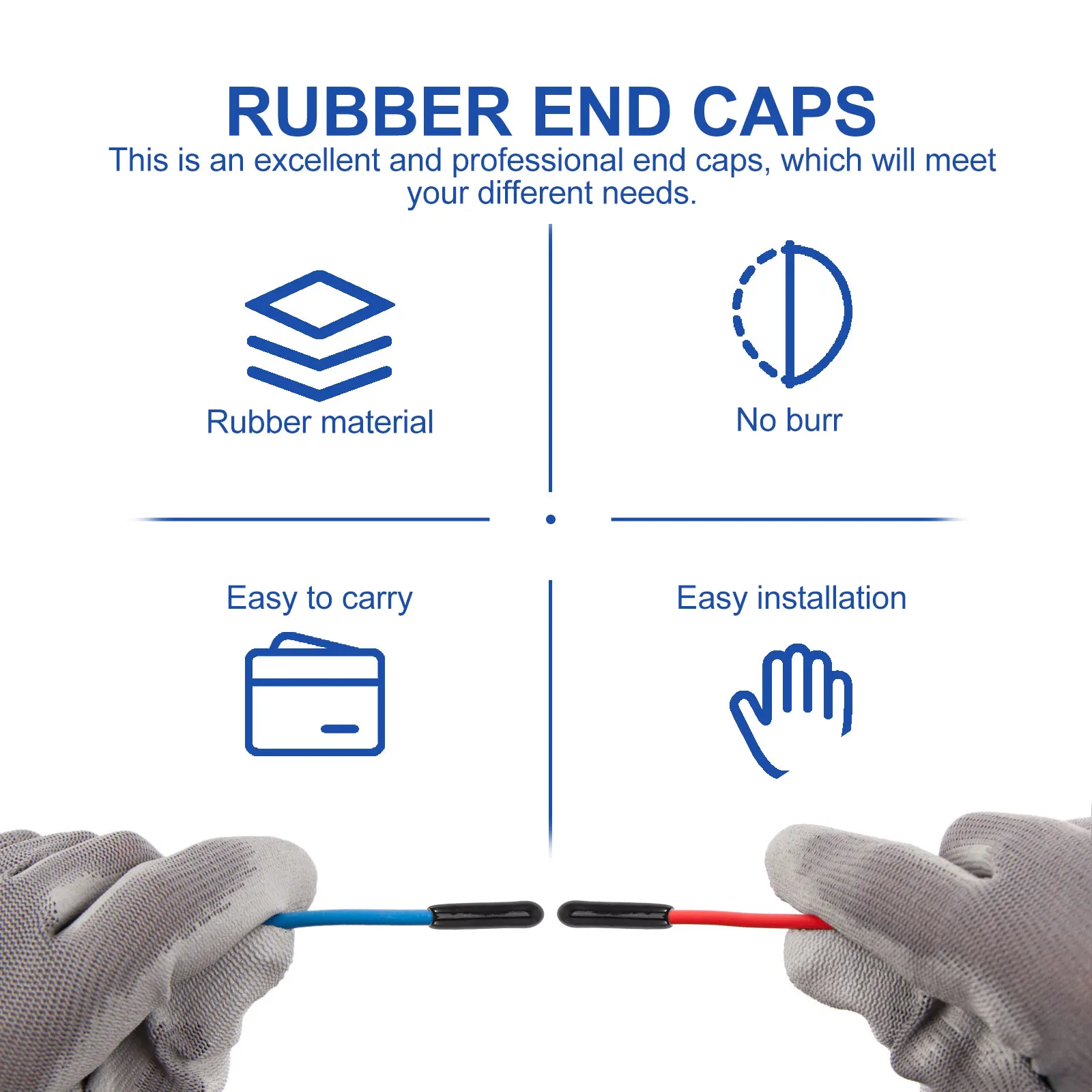 

200 Pcs Thread Protector Screw Plugs Caps Protective Covers Hole Bolt Protectors