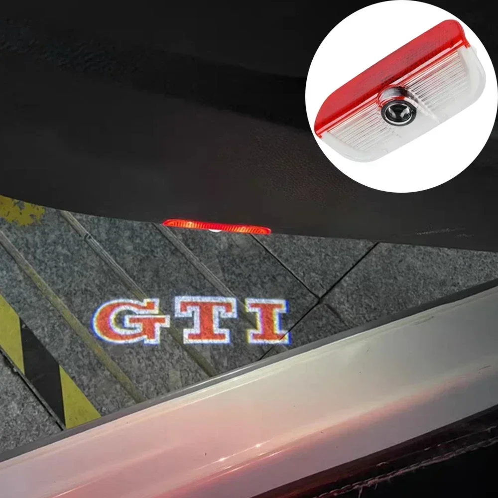 2 قطعة LED باب السيارة ضوء ترحيب العارض مصباح ل VOLKSWAGEN VW Golf 5 6 7 GTI GTD GTE ساجيتار توران CC باسات B6 جيتا شاران
