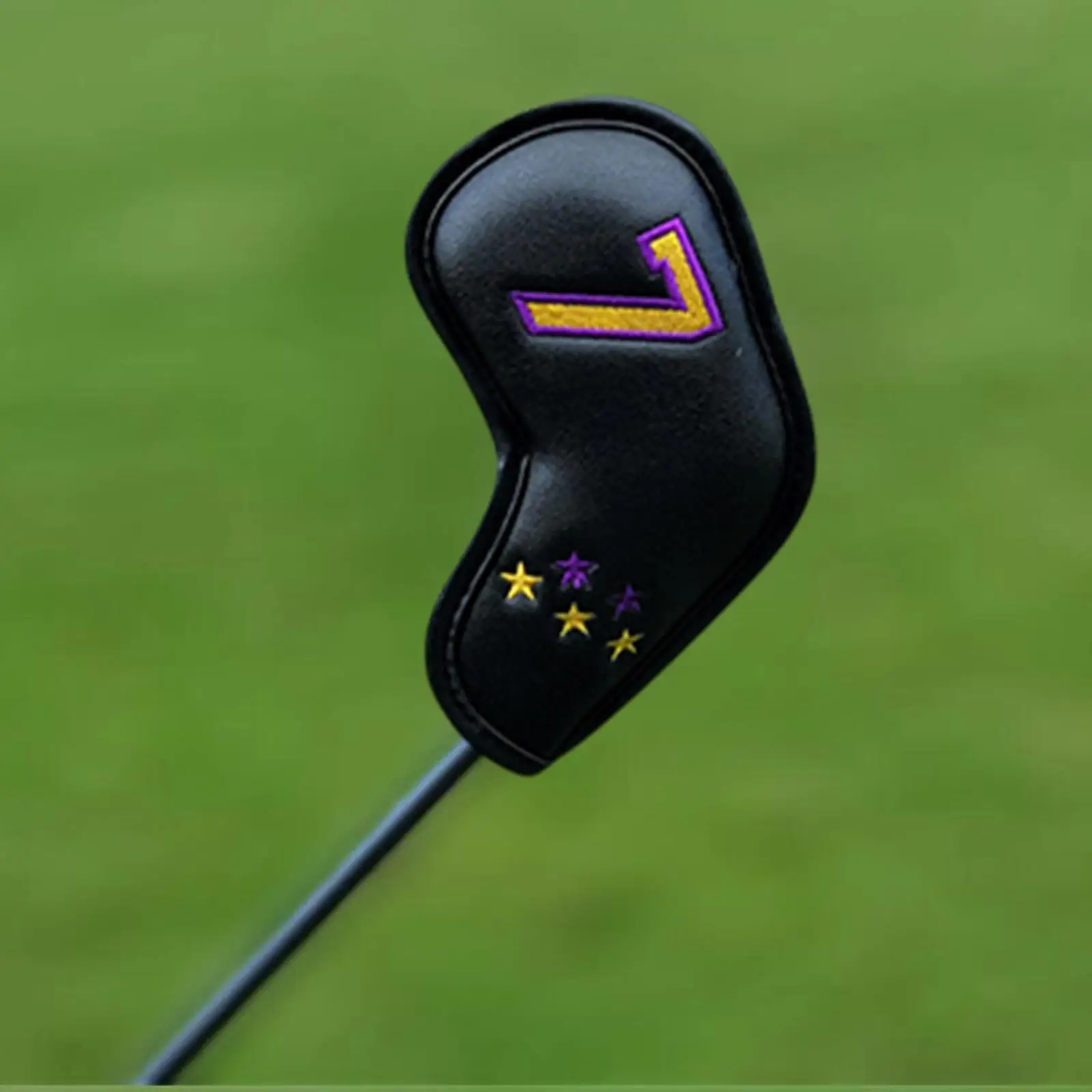 

9 Pieces Golf Iron Covers Wear Resistant Portable Embroidered Numbers Golf Iron Headcovers Set Protection Guard Fit Most Clubs