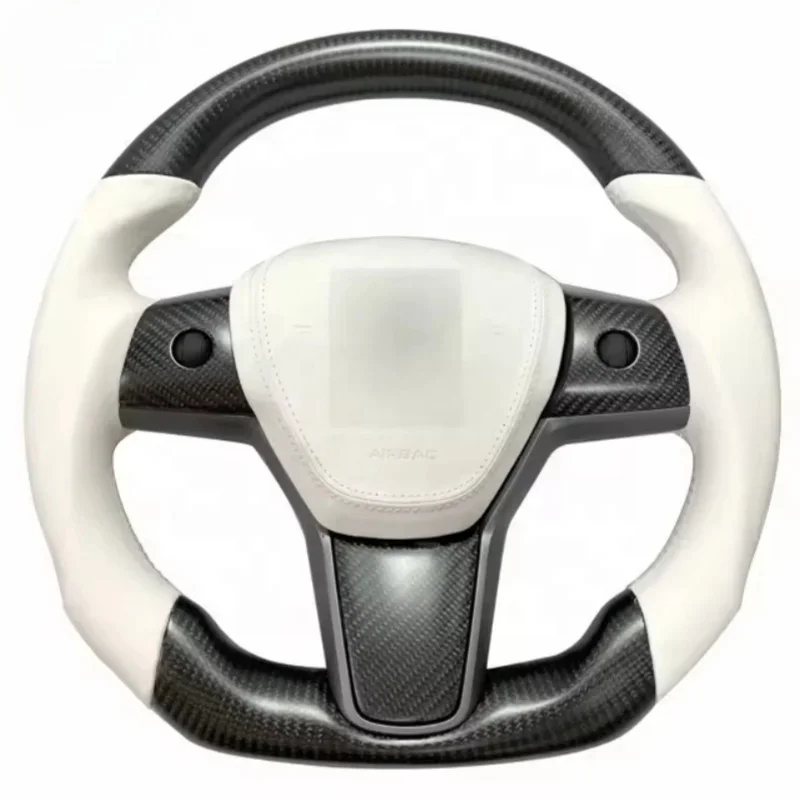 Customized High Quality Hot Sale Wholesale Carbon Sports Steering Wheel Fits For Tesla Model 3