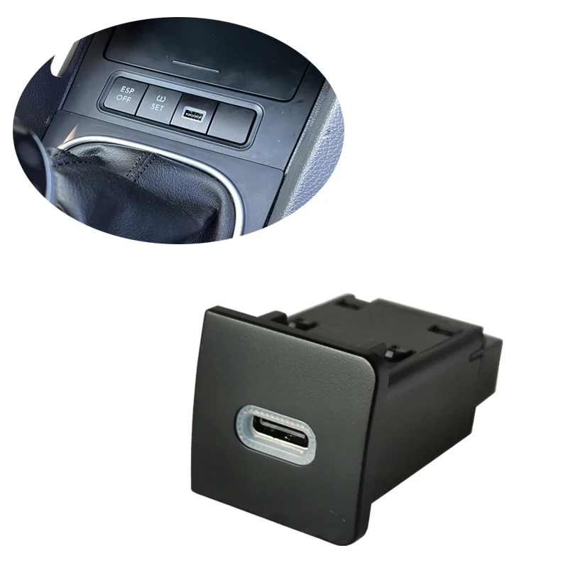 

Быстрое зарядное устройство для автомобиля, быстрое зарядное устройство USB QC3.0, USB-интерфейс, двойная розетка для зарядки телефона, подходит для VW Golf 5, Golf 6, аксессуары