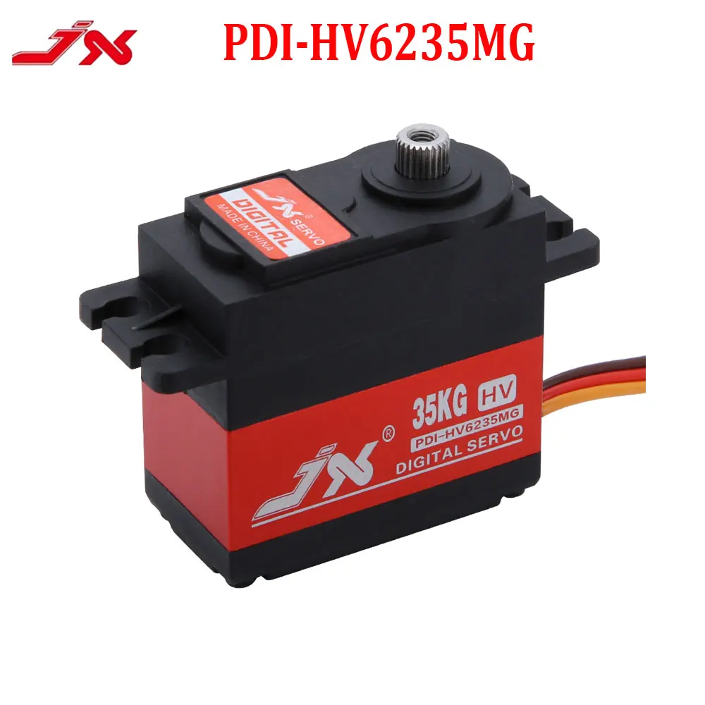 

Сервопривод JX PDI-HV6235MG 35 кг 8,4 В 0,16 сек Высокоточный цифровой сервопривод с металлической шестерней для радиоуправляемых автомобилей Робот-манипулятор