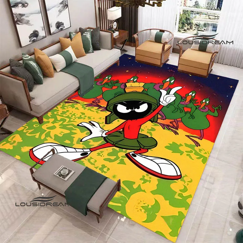 Marvin The Martian cartoon carpet non-slip carpet bedroom decor door mat outdoor rug Yoga mat bedroom decoration birthday gift