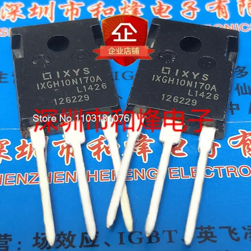 

(5 шт./лот) IXGH10N170A TO-247 1700V 10A новый оригинальный запасной чип питания
