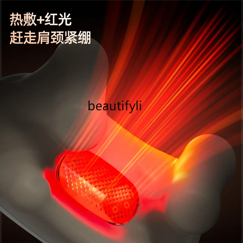 ผ้าคลุมไหล่ เครื่องนวดคอประคบร้อน เครื่องนวดสี่เหลี่ยมคางหมู