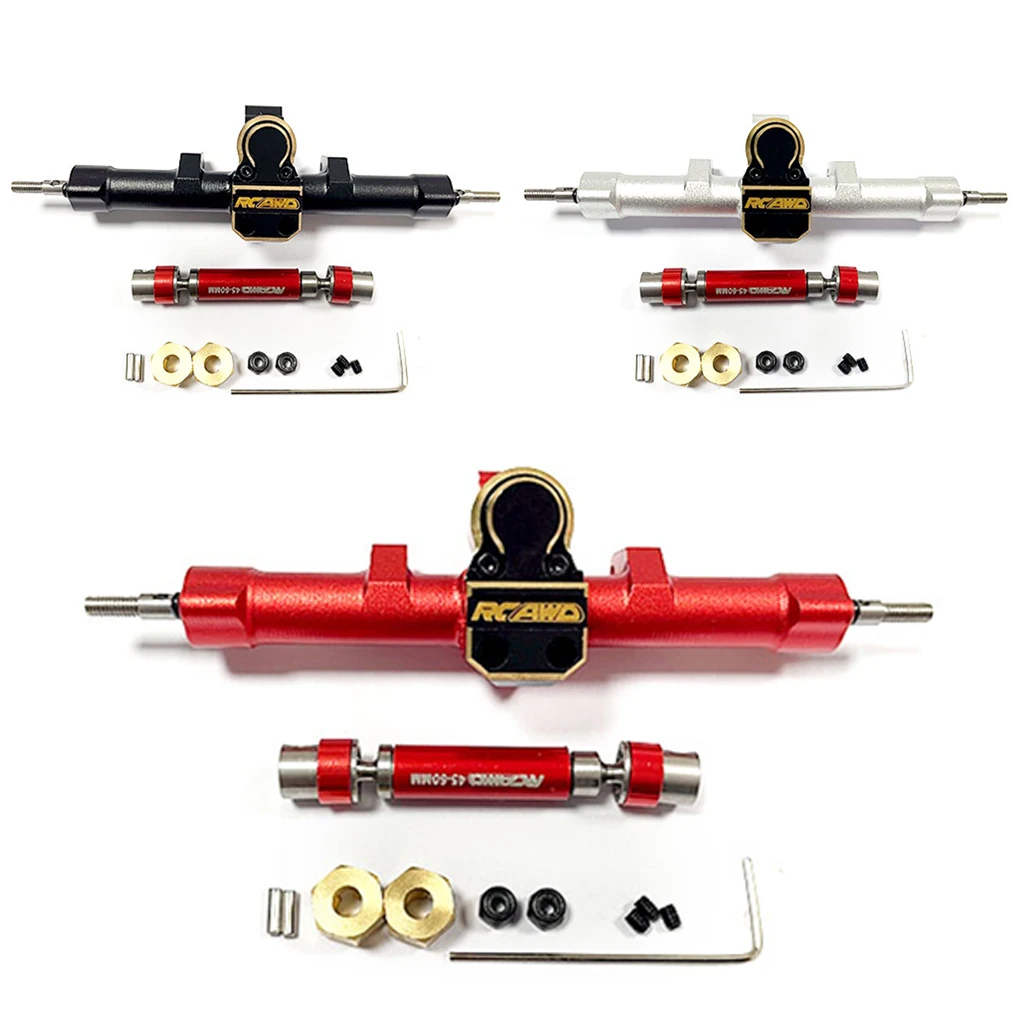 

RCGOFOLLOW Aluminum Alloy Upgrade Enhances Rear Axle Upgrade Enhances Rc Rear Axle For 1/24 Rc Rear Axle ECX Barrage RC