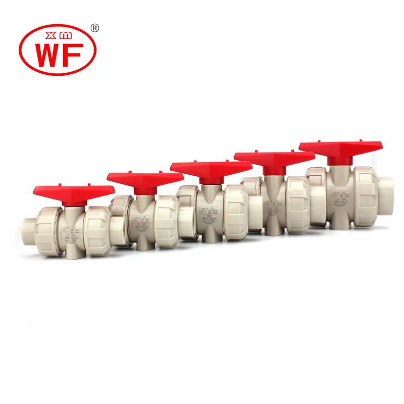 WF 20-63mm PPH True Union Ball Valve PP Double Union Ball Valve Double Union Ball Valve For Hot Cold Water - Image 3