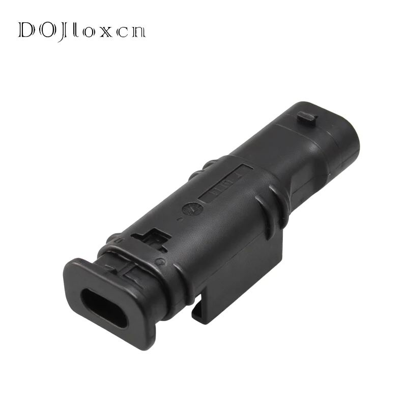 1/5/10/20/50 Sets 2 Pin For VW Audi Ip67 TE Replacement MCON PROTEC COVER Auto Black Waterproof Male Female Connector 1718648-1