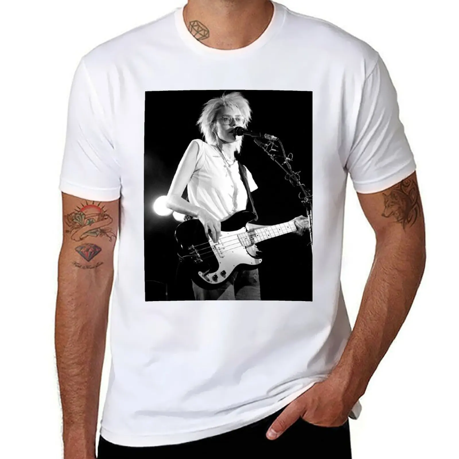 

Aimee Mann - BW Photograph T-Shirt man t shirt cotton high quality g man t shirts for men T-Shirt