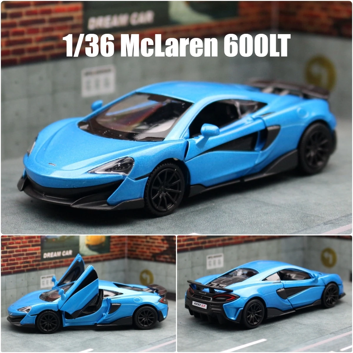 1/36 McLaren 600LT Toy Car For Children RMZ City Diecast Miniature