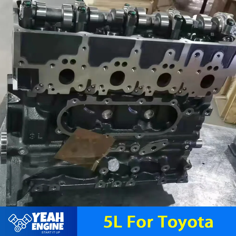 

Diesel Engine 3.0L 4Cylinders 5L HiAce Hilux LC Prado For Toyota Long Cylinder Block Auto Engine Parts