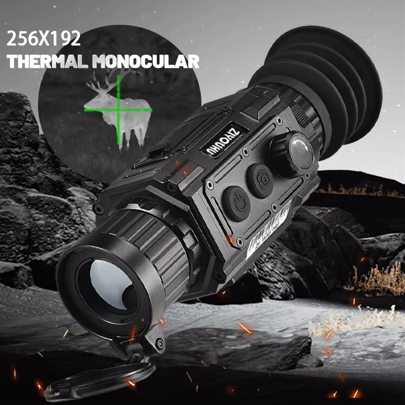 Newest TK256L Thermal Imaging Scope 256*192 25mm for Hunting Target Search Thermal Monocular Video Records Cross Cursor Sighting