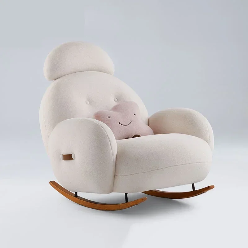 Modern Style Lazy Rocking Chair Single Minimalist Relaxing Unique Computer Gaming Chair Room Decoration