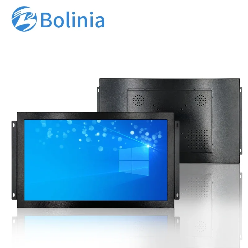 

18.5 inch 1366*768 HD-MI VGA AV BNC Resistive touch screen Metal Case TFT Open Frame Embedded OEM ODM industrial LCD