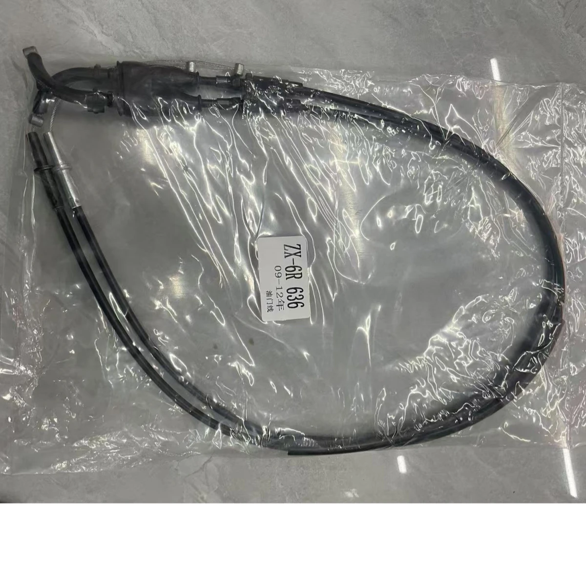 Motorcycle Throttle Cable Throttle Return Cable Choke Cable For KAWASAKI ZX6R ZX6 R ZX-6R ZX636 2009-2012 2011 2010