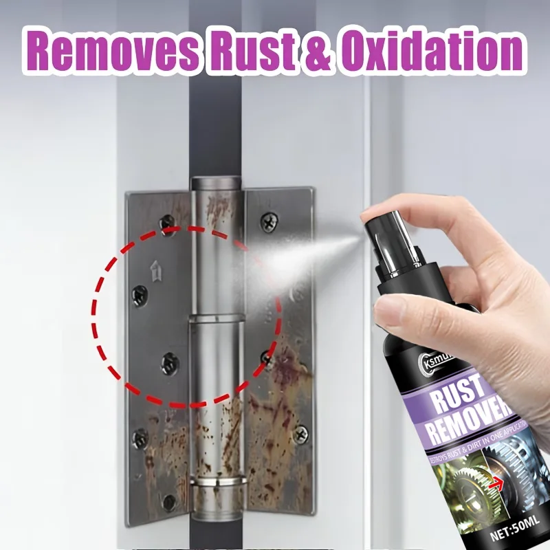 Metal Rust Removal Protection Spray with Hydrogen Peroxide Corrosion Inhibitor Fast-Acting Formula for Cars