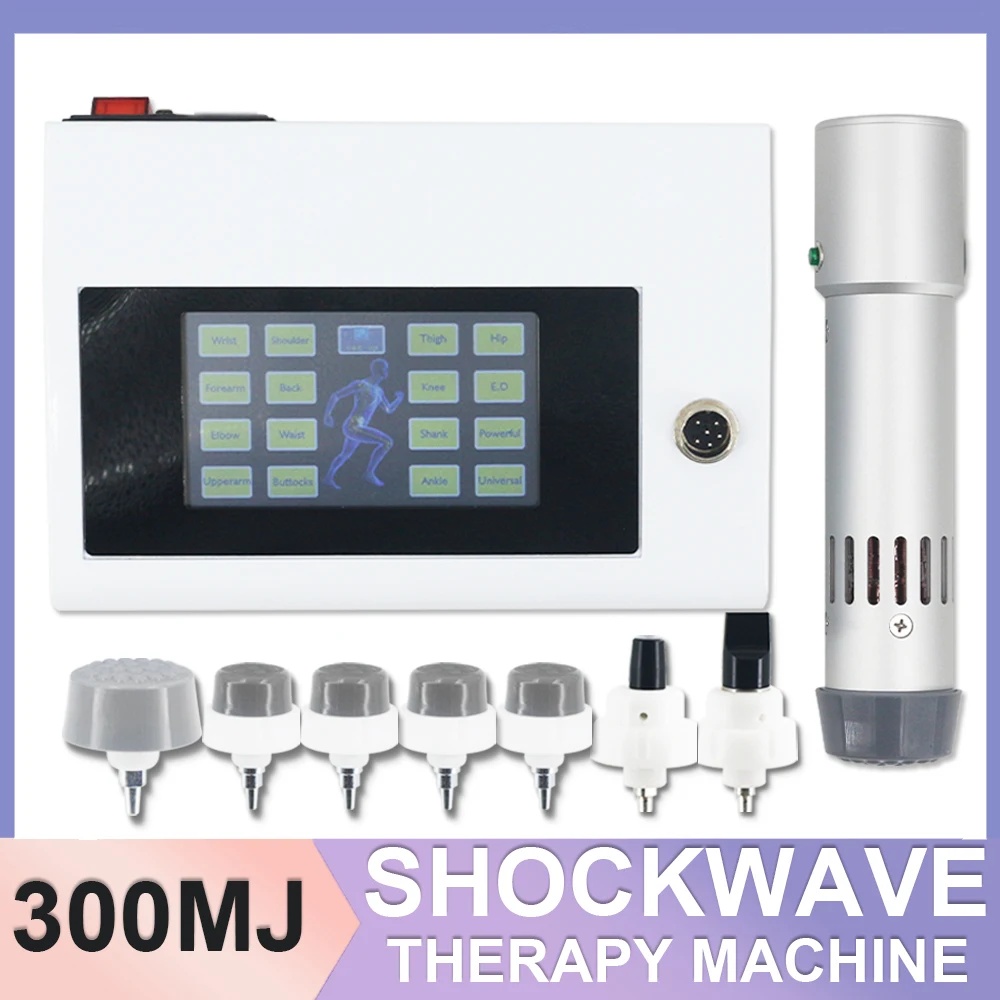 

300MJ Professional Shockwave Therapy Machine Effectively For ED Treatment Relief Muscle Stiifness Shock Wave Device Home Use