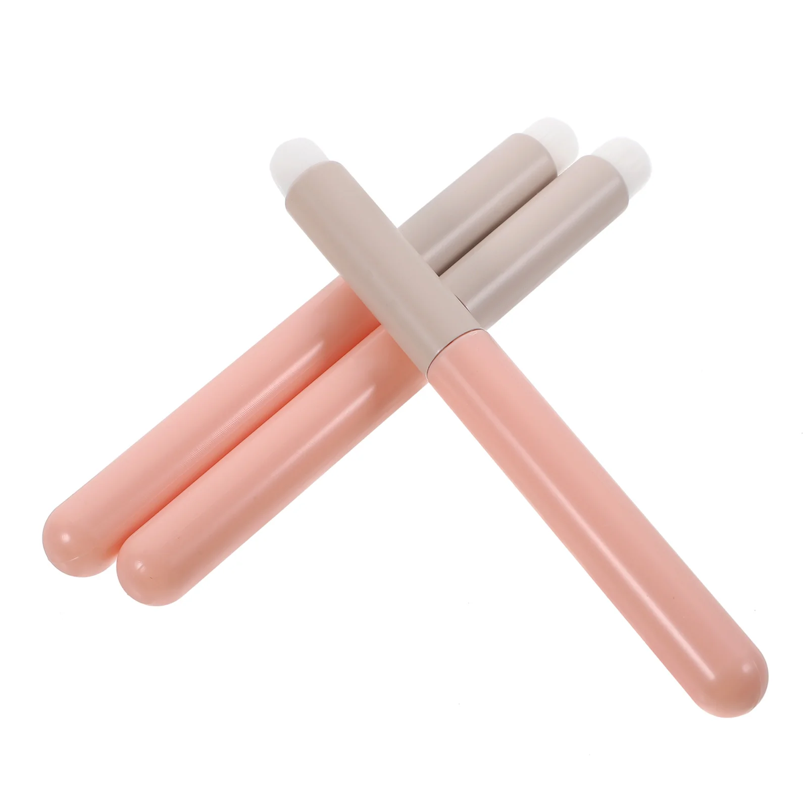 

3pcs Lip Brush Set Portable Artificial Fiber for Women Pink H White Bristles Lipstick Concealer Applicator Tools Makeup