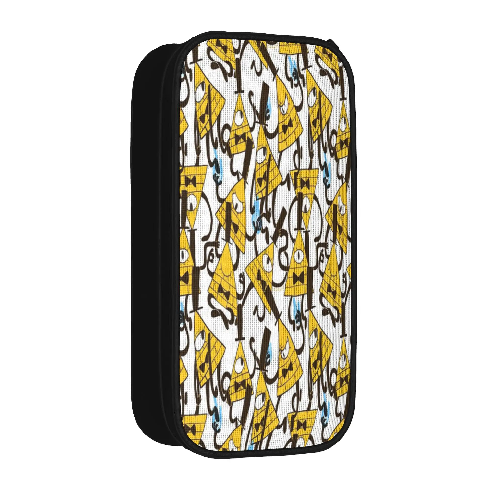 Gravitys Falls Pencil Case Double Layer Large Capacity For School  Pen Case Birthday Gift