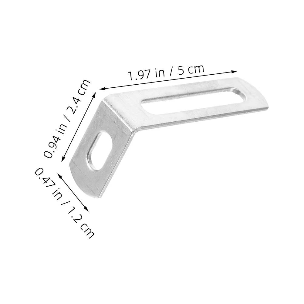 10pcs L-Shape Corner Bracket Metal Corner Brace Shelf Support Bracket Cabinet Support Fix Connector Furniture Hardware Accessory