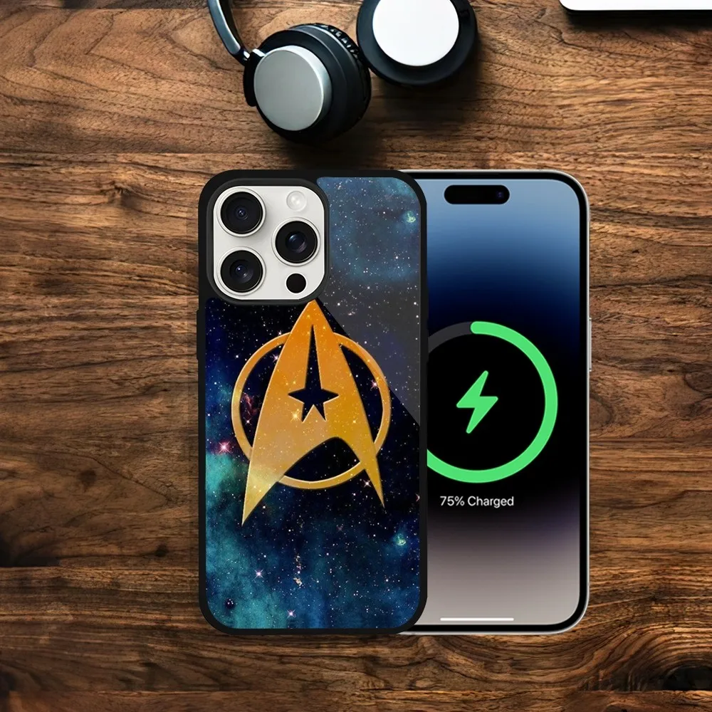 TV T-Treks S-Stars Phone Case For iPhone 11 13 12 14 15 Plus Max Pro Magsafe Magnetic Wireless Charging shell