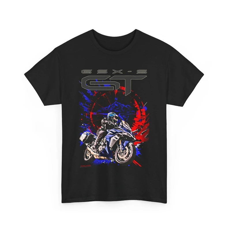 GSX-S1000GT T-shirt K5 Inline-four Sport-touring Grand Tourer Biker Gift Rider Apparel Cotton T-shirt Unisex