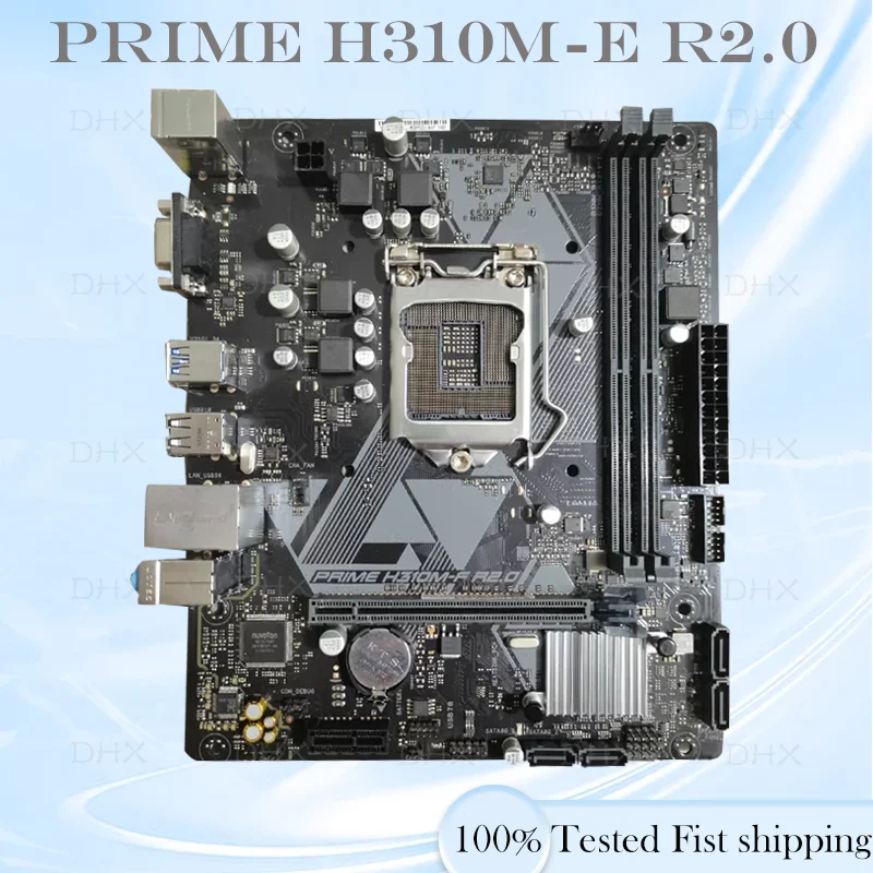 For ASUS PRIME H310M-E R2.0 Motherboard LGA 1151 DDR4 Micro ATX Mainboard 32GB 100% Tested Fully Work be Fast Ship