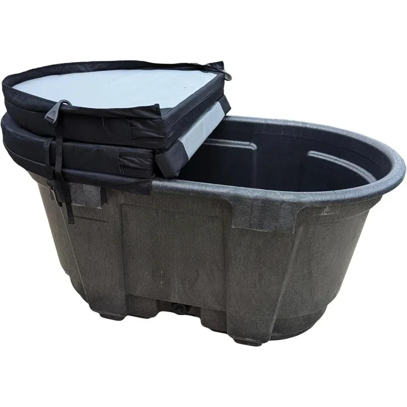 Home.100 Gallon Oval Stock Tank Hard Insulated Hot Tub Cover Ice Water Therapy Ice Bath Cover Cold Water Cover