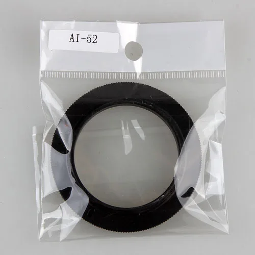 50 Pieces Camera Lens Reverse Adapter Macro Ring for Nikon 49mm 52mm 55mm 58mm 62mm 67mm 72mm 77mm Filter Lens Diameter