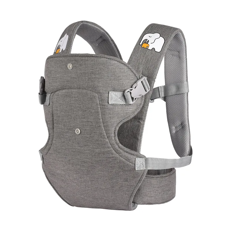 Recém-nascido frente enfrentando canguru wrap, avançado 4-em-1 bebê portador cinta sling, infantil hipseat, cinto de cintura, bebê engrenagem, todas as estações