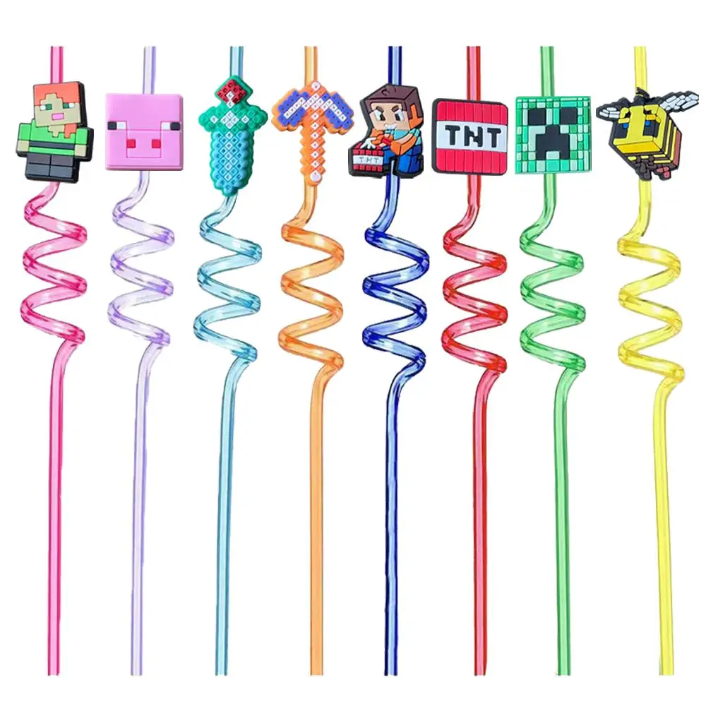 Miner Crafting Pixel Video Game Party Decor Disposable Tableware Cup Plate Tablecloth Balloon Baby Shower Kid Boy Party Supplies