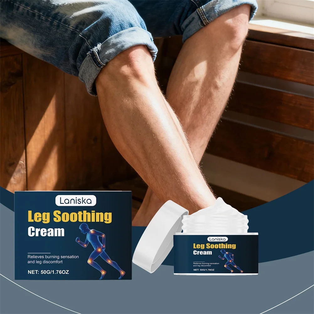 Topical Leg Cream For Hot Burning Feeling In Thighs Moisturize Skin Massage Cream For A Spa-like Experience At Home