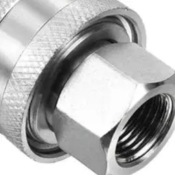4 Sets M16x1.5mm Female Thread Hydraulic Quick Connect Coupler Carbon Steel Pipe Fitting For Construction For Forest Petroleum E