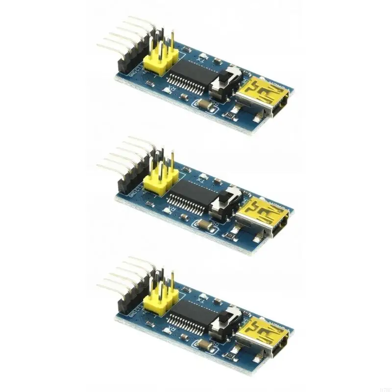 H7BC Double Voltages USB to TTL Converters Module Board Supporting 3.3 v 5V Stability