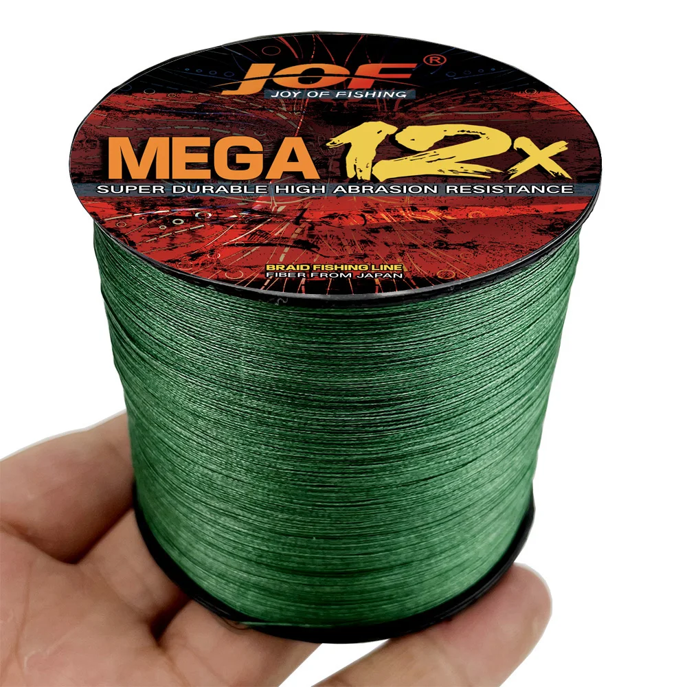 

12 Strands Cord for Fishing Multifilament 1000m 500m Braid Wire Super PE Braided Fishing Line Strong Strength Fish Lines 25-20LB