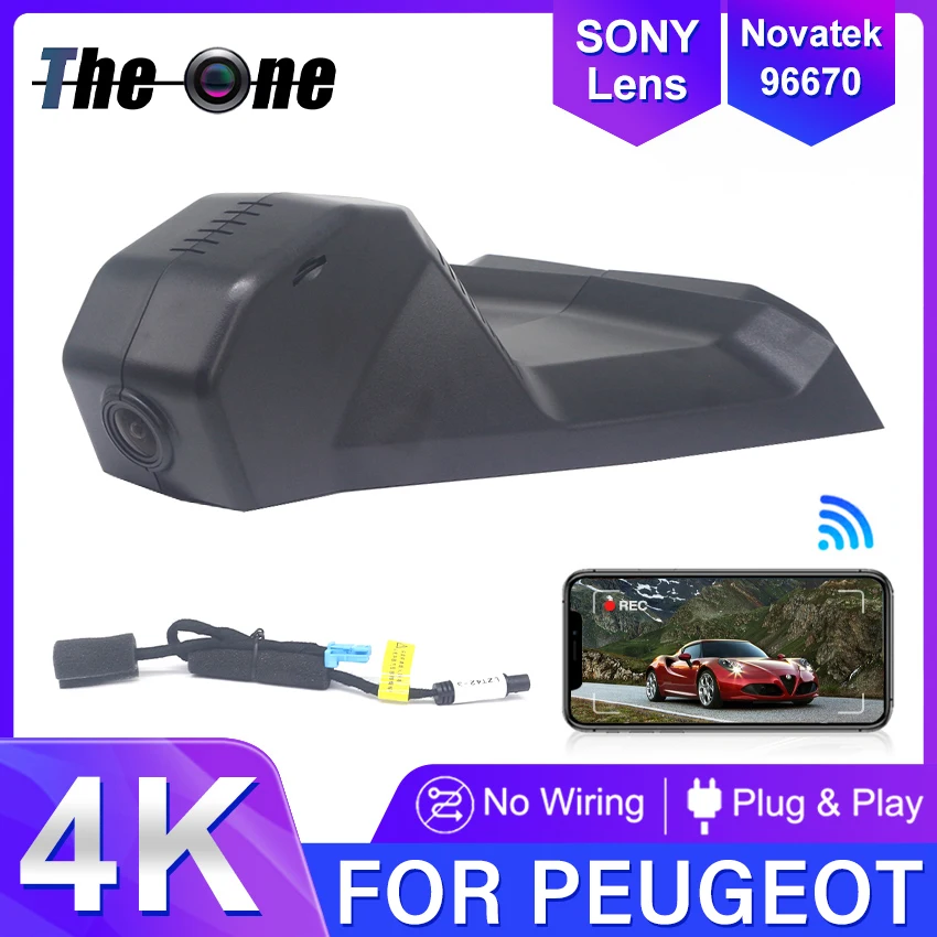 Plug and Play Wifi Dash Cam Camera Car DVR for Peugeot 3008 4008 5008 for DS4 DS5 DS5LS DS6 DS7 DS9 for Citroen C2 C3 C4 C5 C6