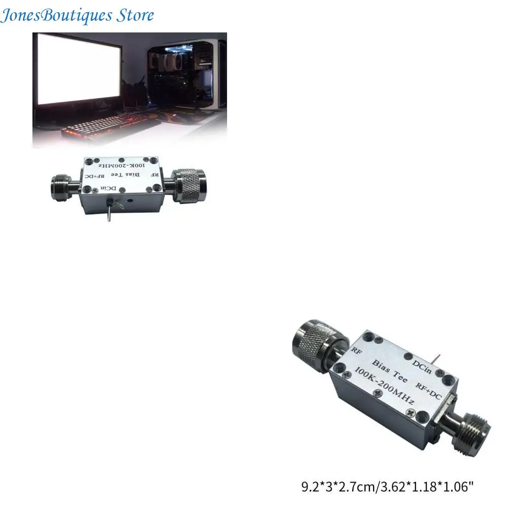 

Тройник смещения постоянного тока блок постоянного тока 100–200 МГц для длинных/средних волн/коротких волн и т.д. W8KE