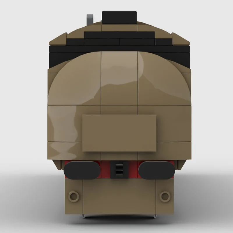 MOC-245709 Tren diésel, modelos de bloques de construcción, juguetes, regalos de cumpleaños para adultos, accesorios creativos de construcción de cabeza de tren, 612 Uds.